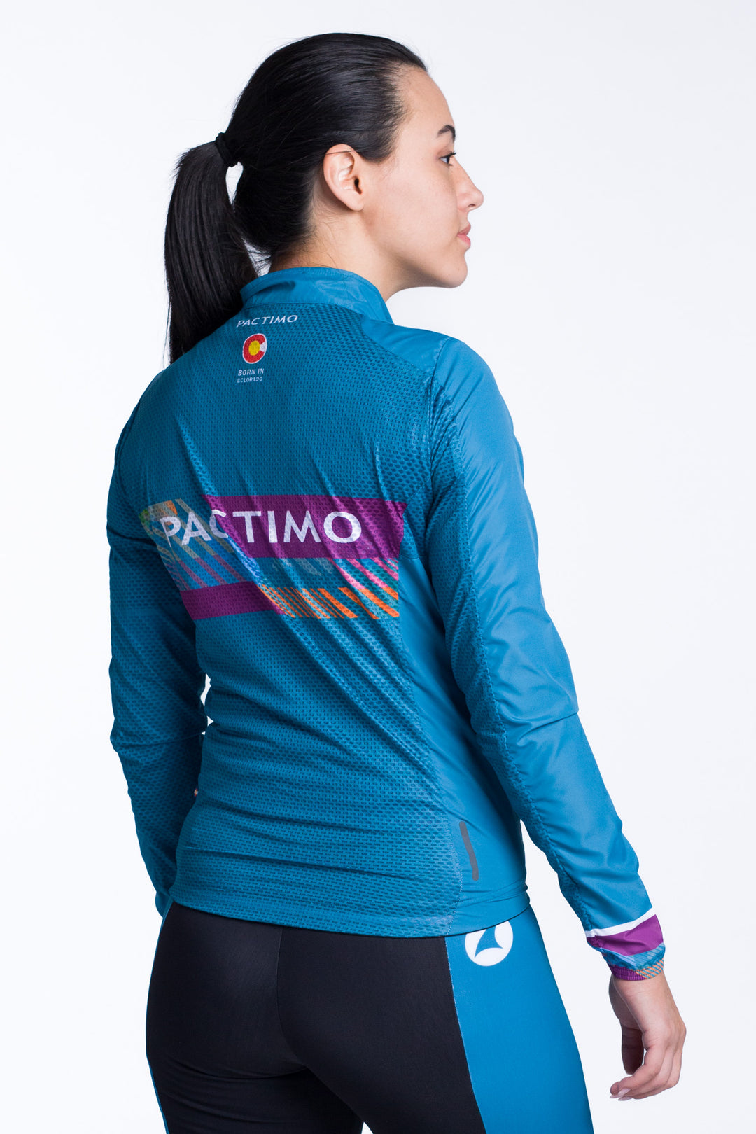 Women's Custom Cycling Wind Jacket, Divide