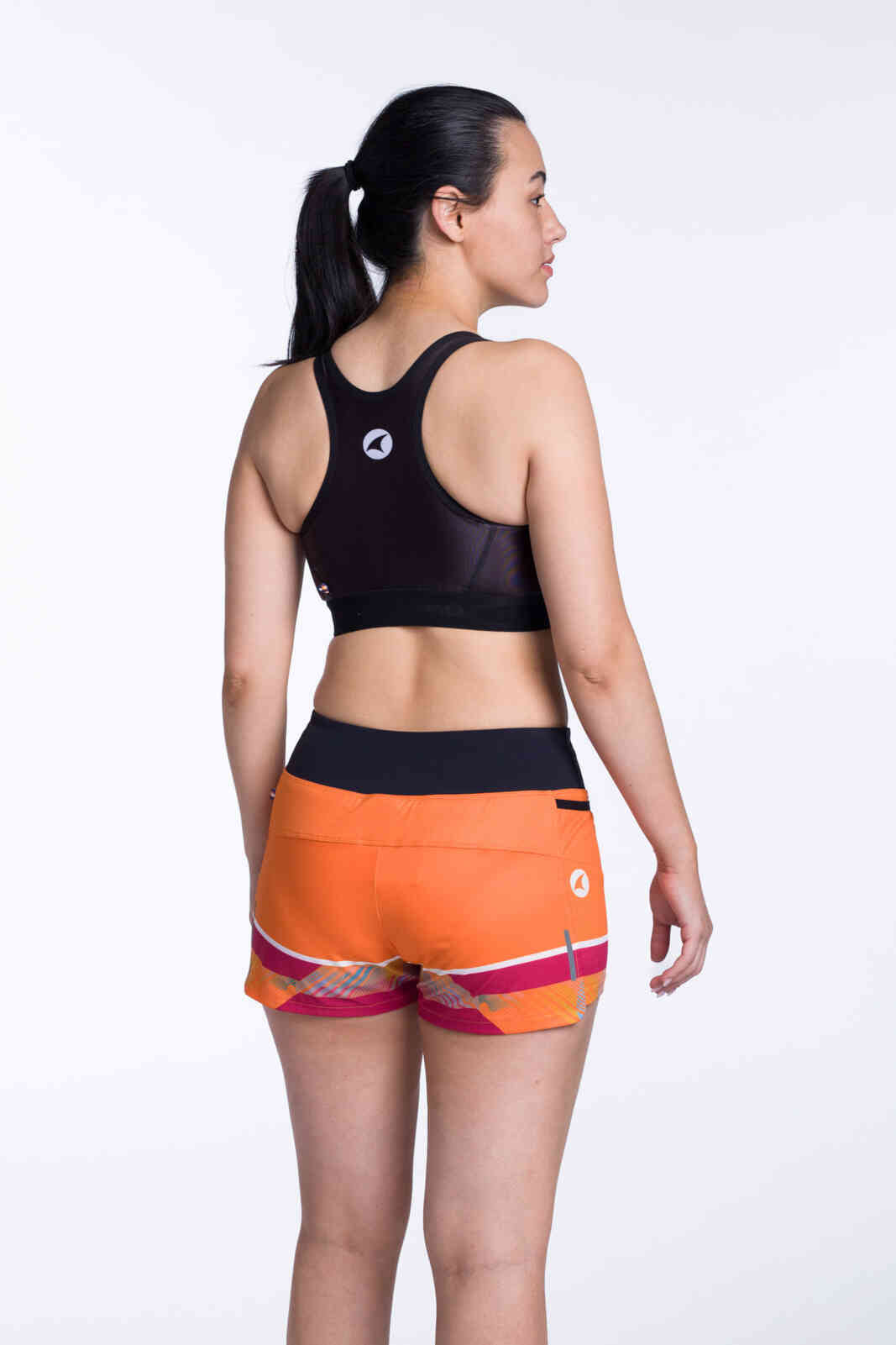 Women's Custom Running Shorts - Back View