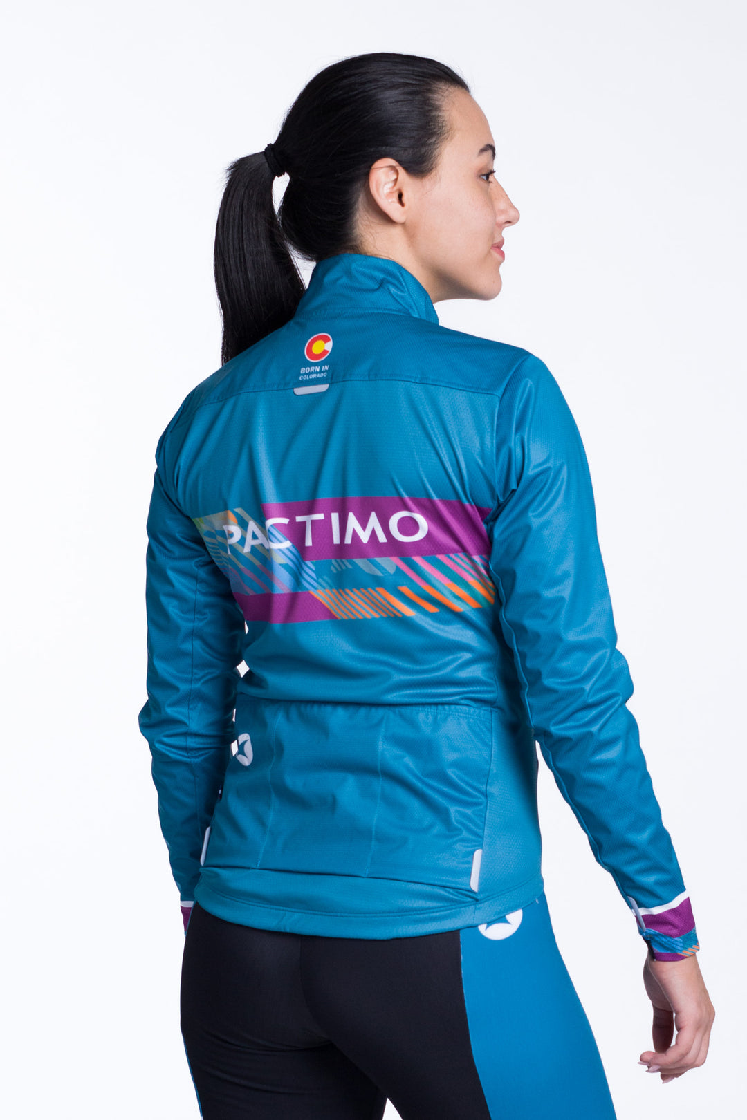 Women's Custom Cycling Jacket - Breckenridge Back View