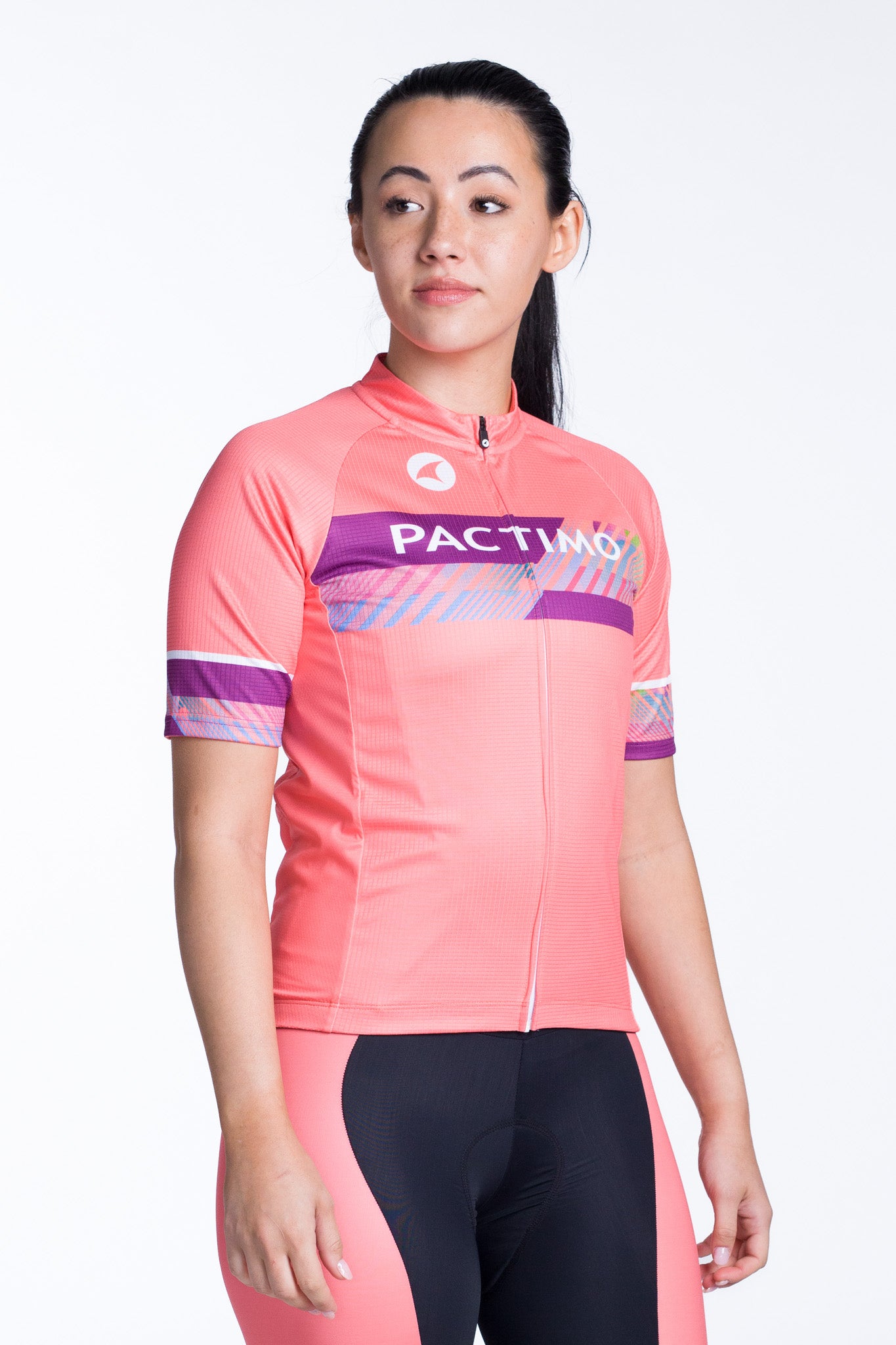 Women's Custom Loose Fit Cycling Jersey - Continental Front View