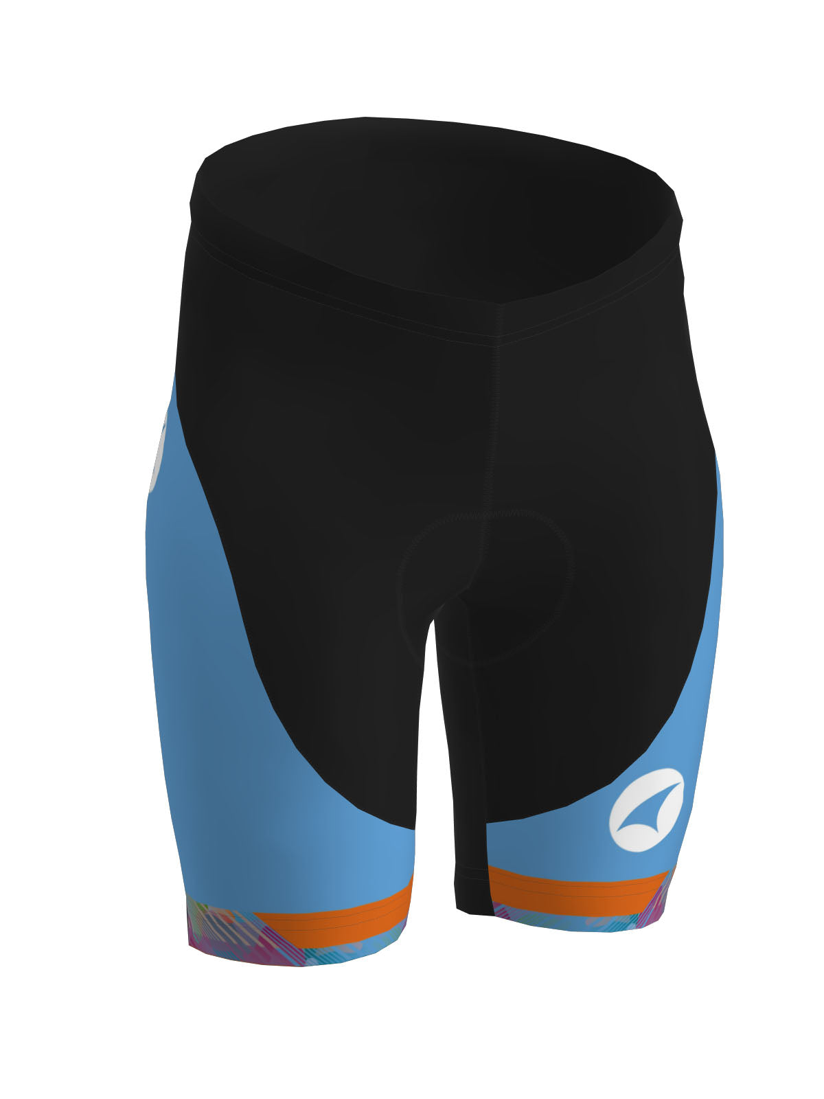 Custom Youth Cycling Shorts - Front View