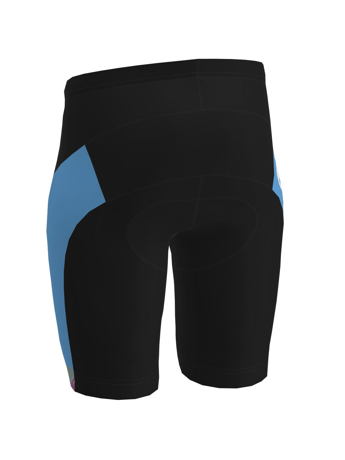 Custom Youth Cycling Shorts - Back View