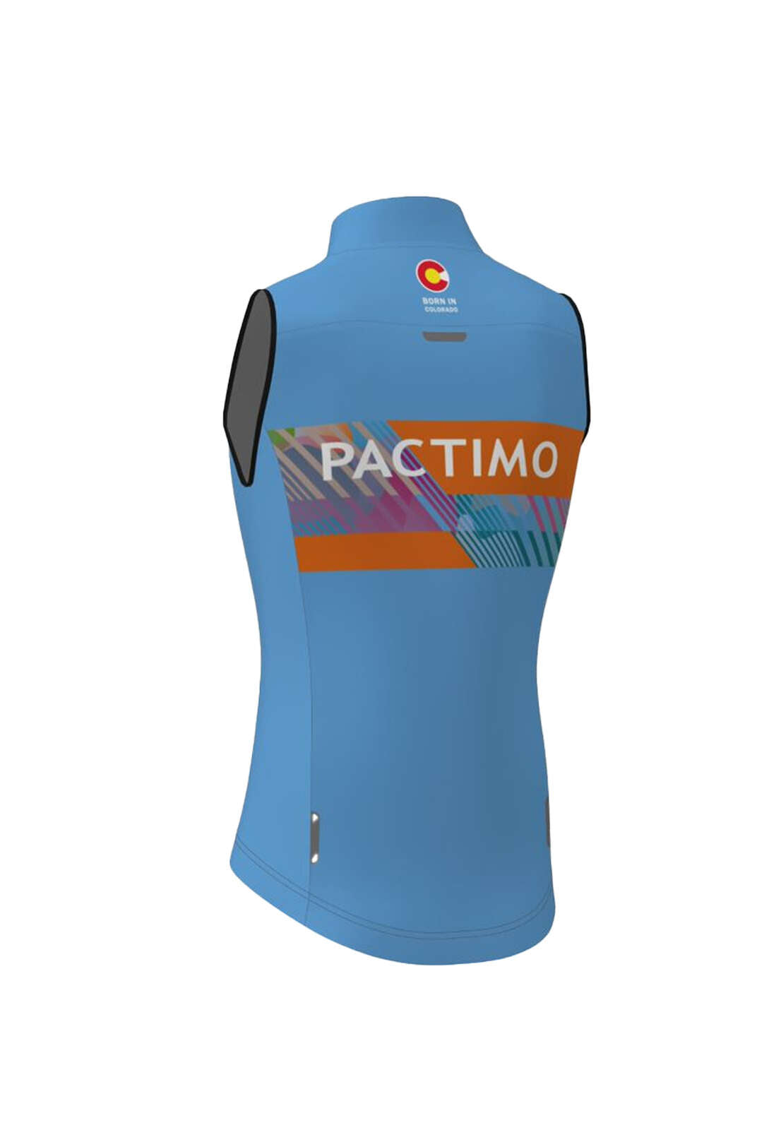 Custom Youth Cycling Vest - Back View