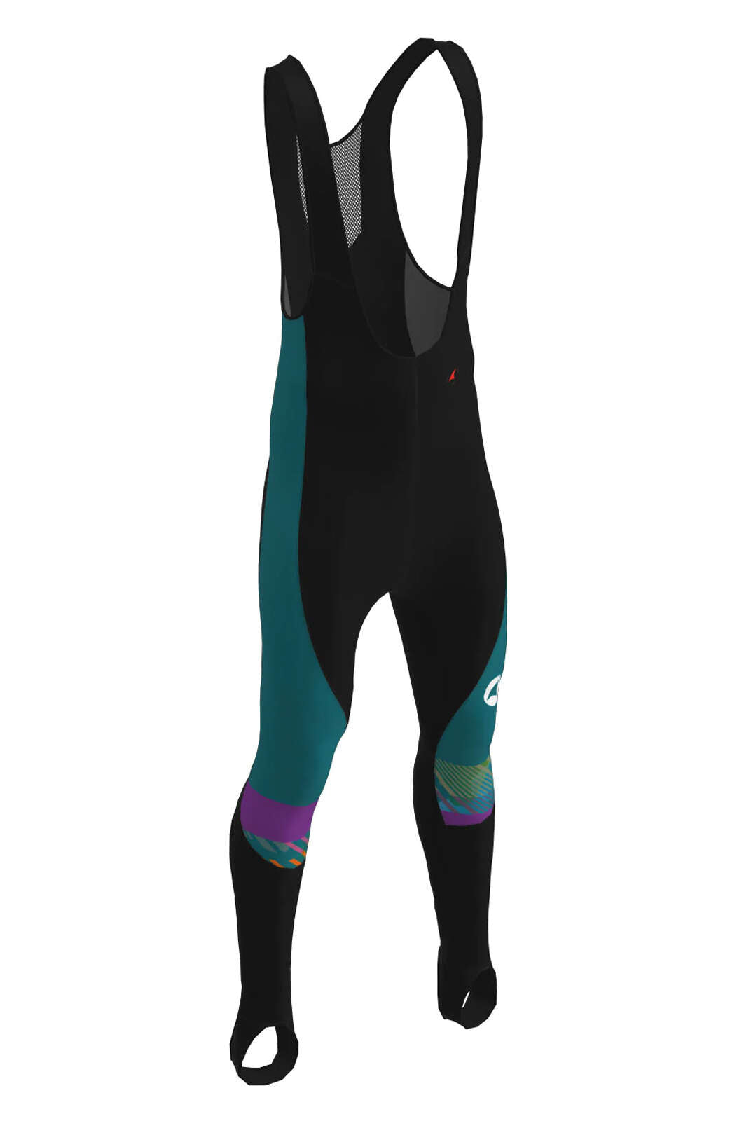 Men's Custom Thermal Bib Tights - Ouray Front View