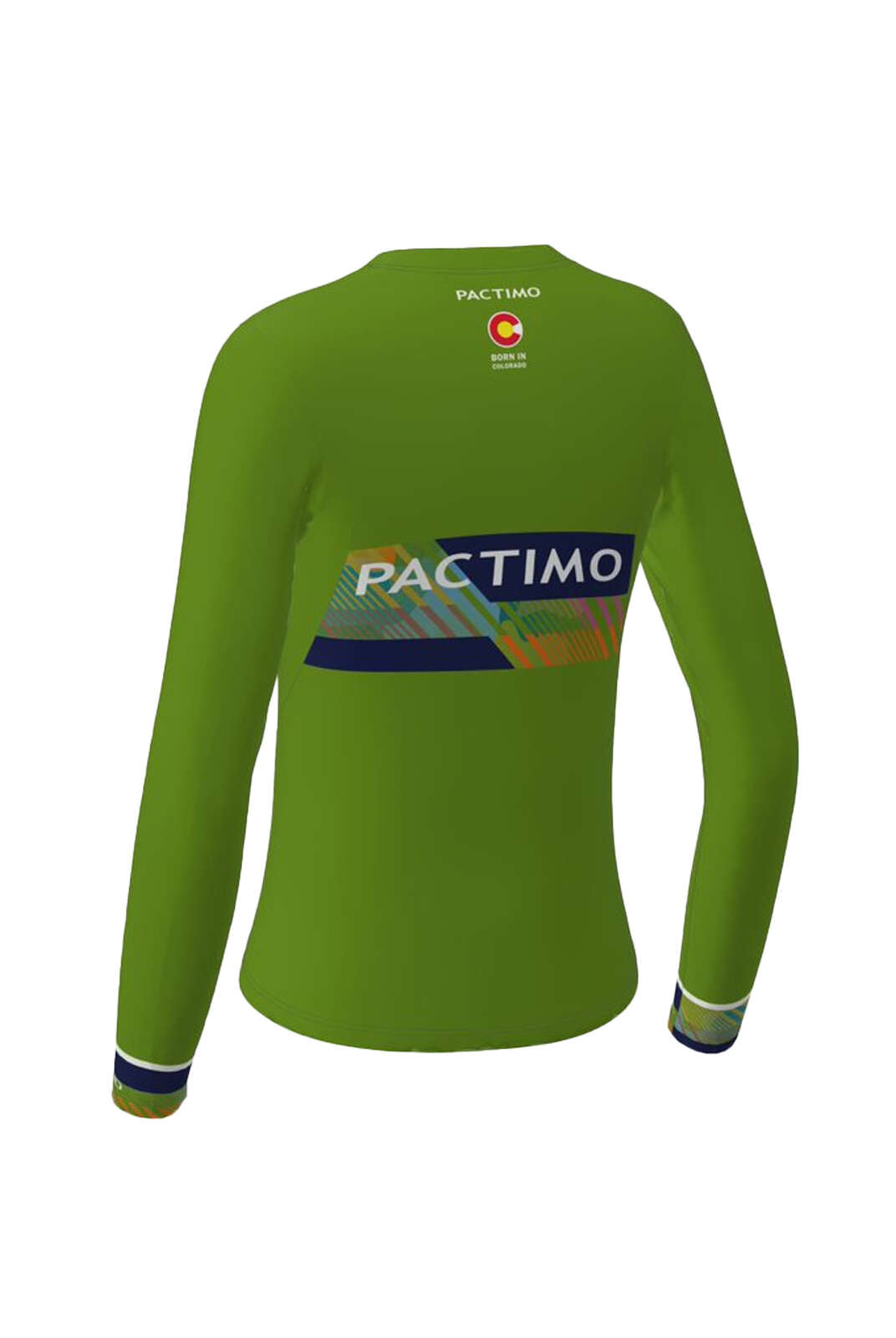 Women's Custom MTB Jersey - Tellus Long Sleeve Back View